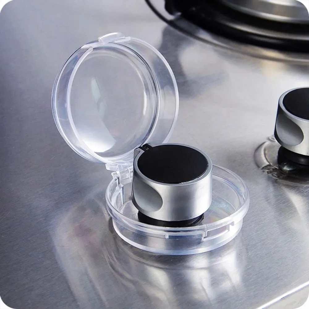 1/2 Pcs Baby Safety Oven Lock Lid Gas Stove Knob Covers Home Kitchen Switch Protection Tool