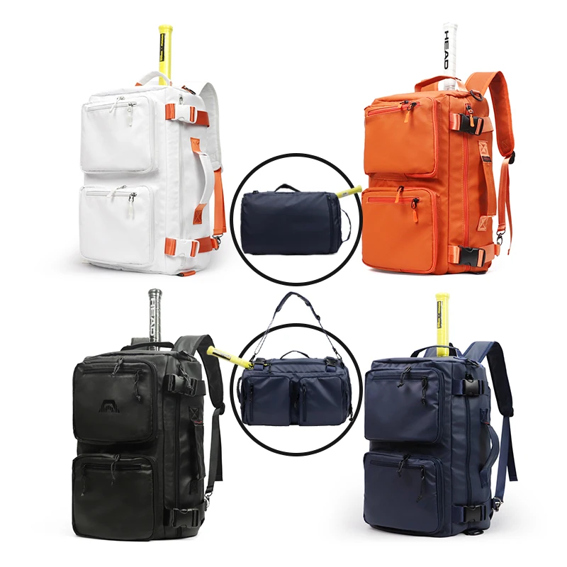 Greatspeed Padel Beach Tennis Bag with Shoe Compartment Men Women's Gym Bag Sneakers Backpack Shoulder Handbag 3in1 Multination