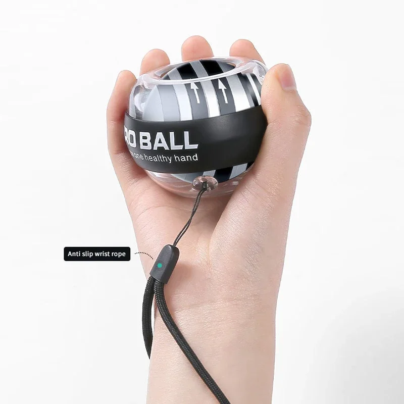 Forearm Exerciser 1pc Gyro Ball Wrist Ball Power Trainer Strengthener Forearm Strengthening Exerciser Home Gym Fitness Equipment