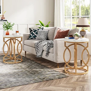 round end table bedroom end table