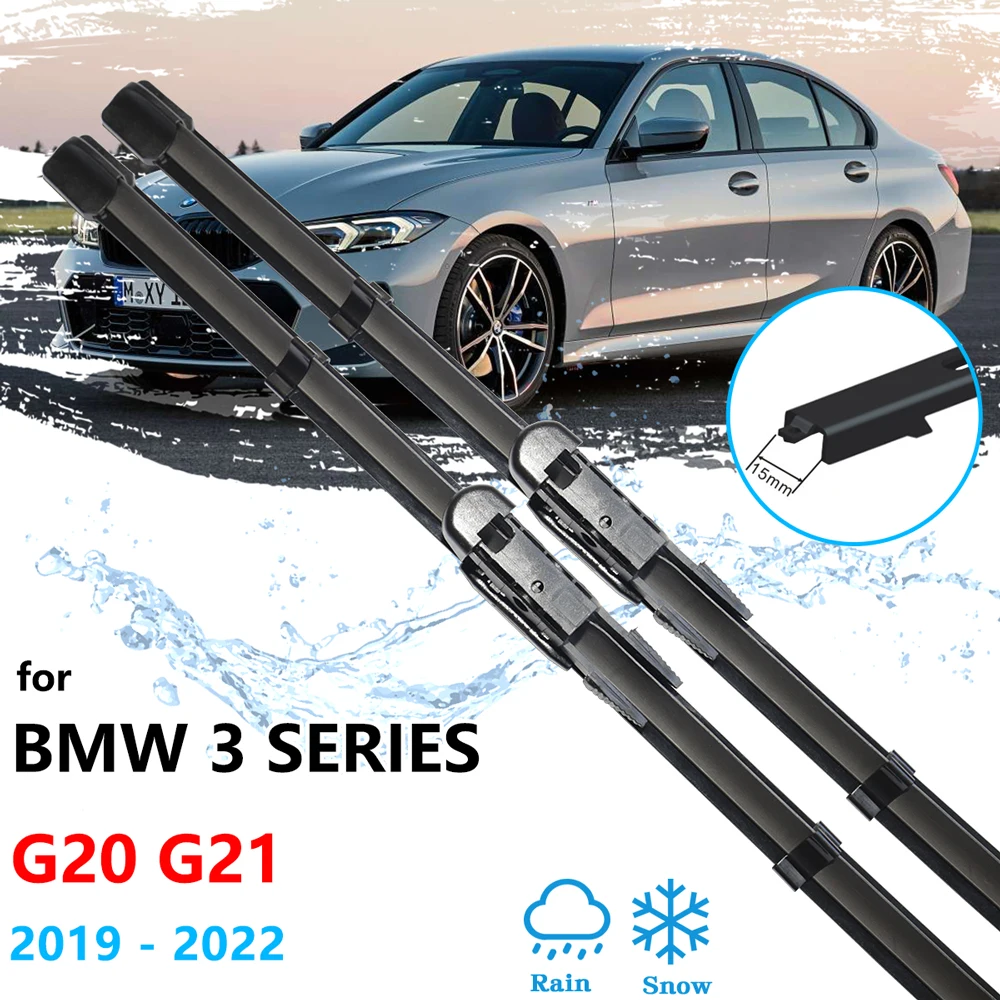 ForBMW3SeriesG20G212019202020212022FrontWiperBladesWindow