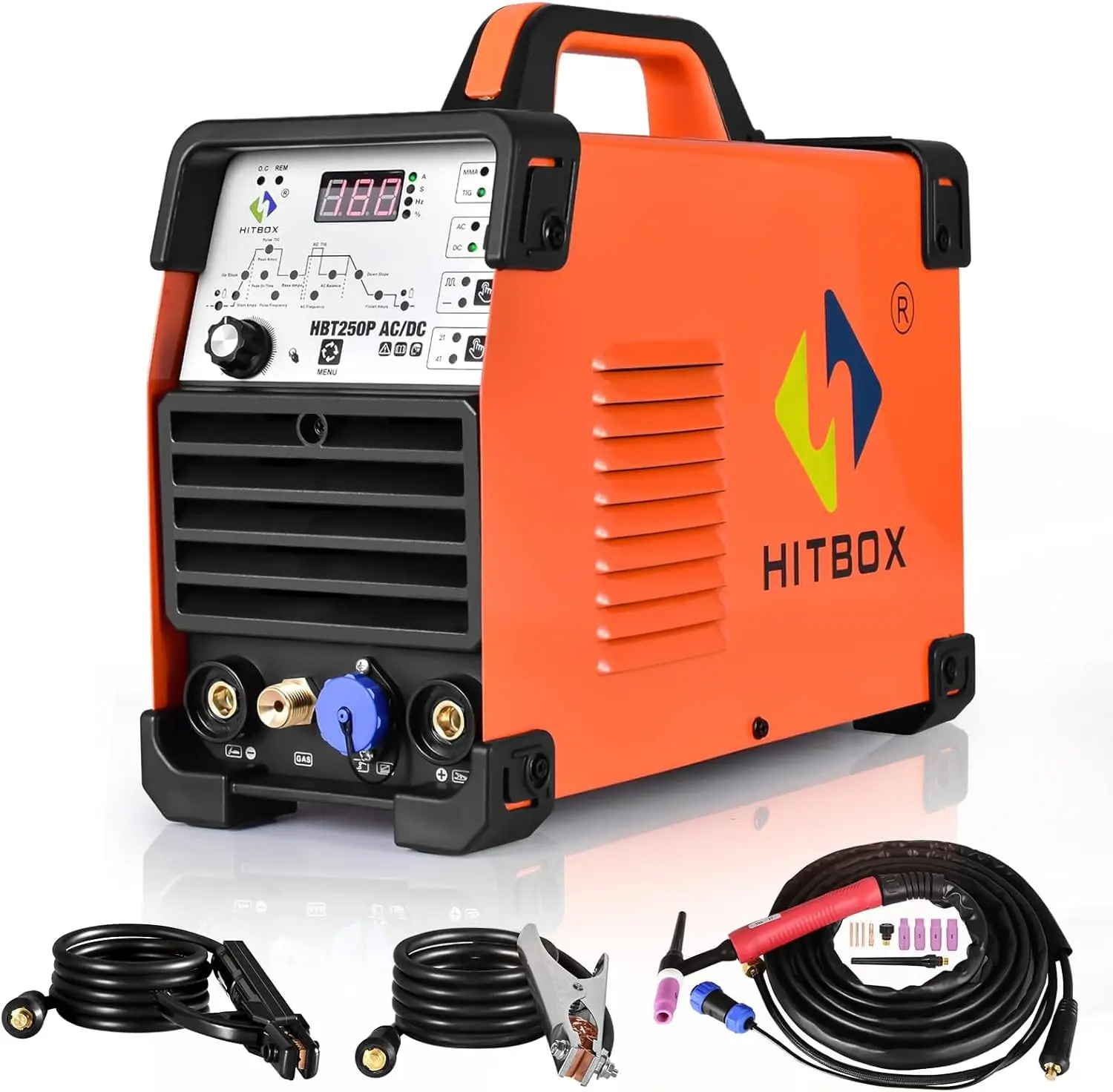 Welder,AC/DC TIG Welder With Pulse 4 IN 1 Welding Machine,Aluminum TIG Welder 220V