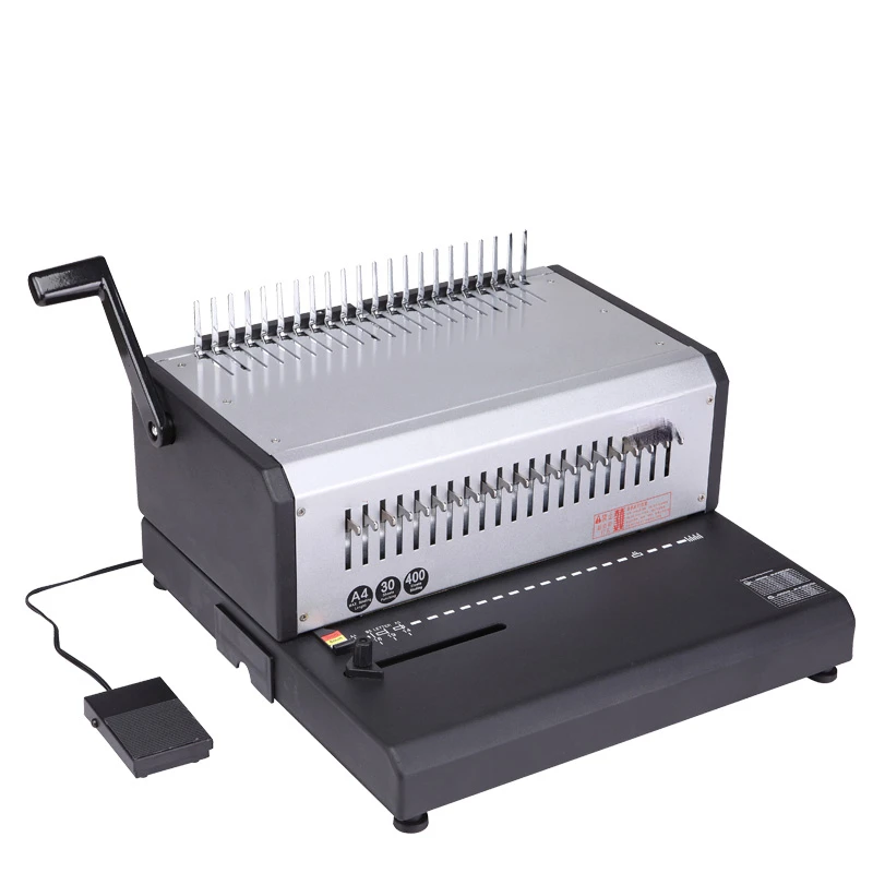 

electric 21 holes large punch capacity comb binding machine
