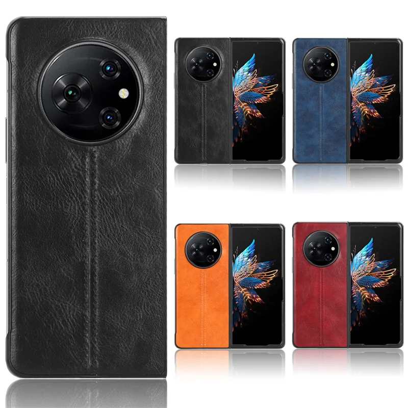 Vestito Per Tecno Phantom V Fold Luxury Car Line Custodia Posteriore In Pelle Per Tecno Phantom Vfold Phantom V Fold Phone Case