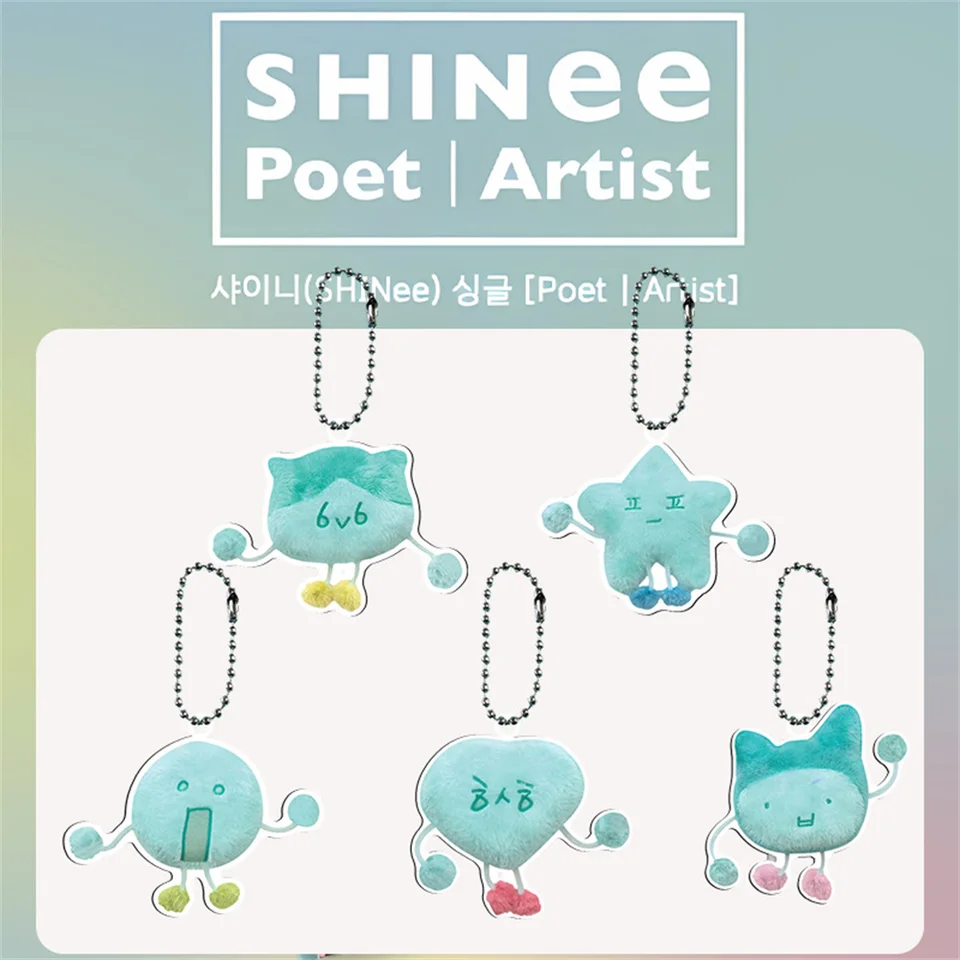 KPOP SHINee Acrylic Keychain Poet Artist Album Doll Bag Pendant