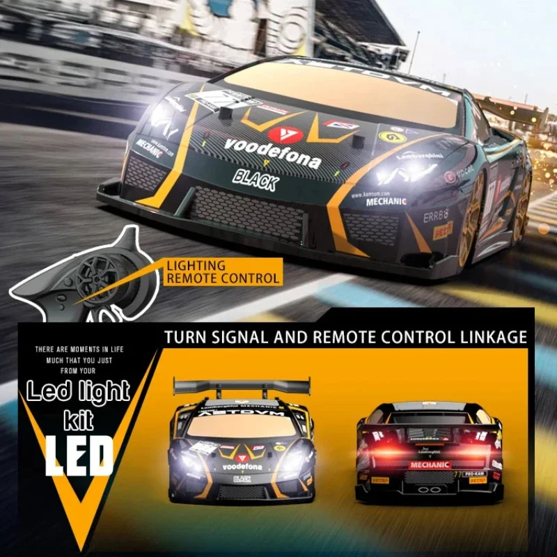 RC Car 1/18 Four Wheel Drive High Speed Drift Car 2.4G 40KM/h Remote Control Professional Racing Car Model Boy Toy Gift 4
