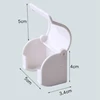 Razor Holder Box Dustproof Shaving Tool Organizers Shelf Wall Mounted Bathroom Set Men Shaver Rack Cap Plastic Suction Cup 6