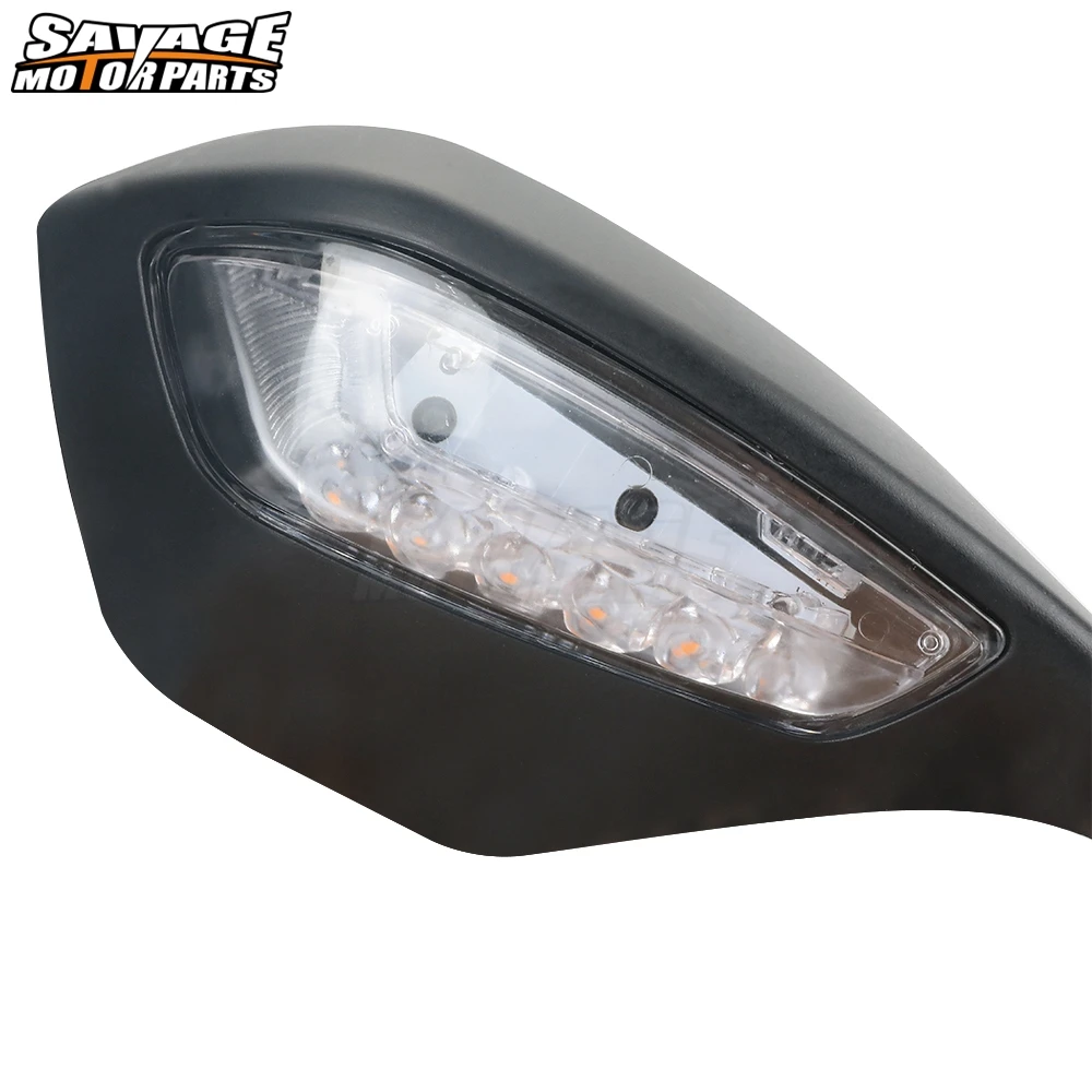 Side Rear View Mirrors For BMW S1000RR M1000RR 2019-2024 Motorcycle Rearview Mirrors With LED Turn Signal Light K67 K66 2023 5