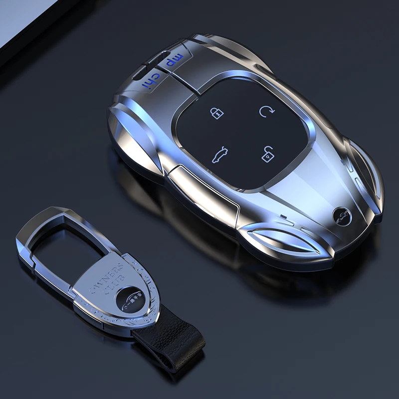 Car Remote Key Cover Case Holder Protector Shell Housing GAC Trumpchi New Empow J11 J12 J13 J15 J16 GS8 GS4 GS3 Emzoom key case,key case cover,car key shell