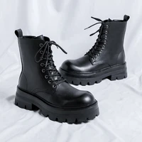 Winter Breathable Men Boots Fashion Street Style Casual Shoes Personalized Trend High Top Men Shoes Comfortable Casual Boots 1