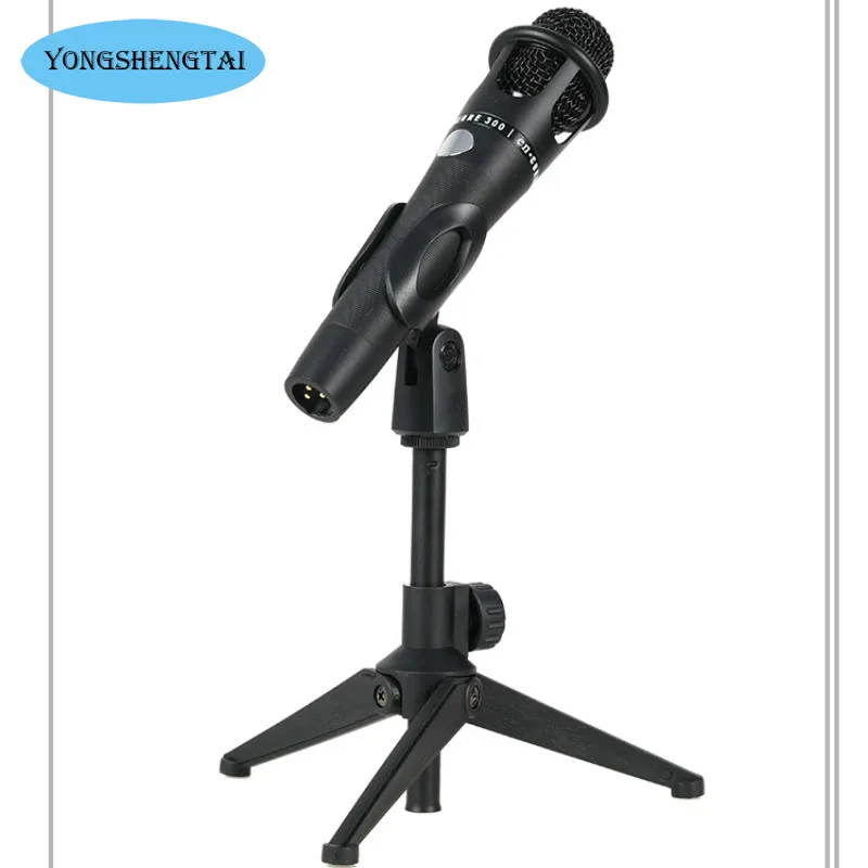 Microphone Stand Desktop Tripod Mini Portable Table Adjustable Clip Holder Bracket Lightweight microphone stand
