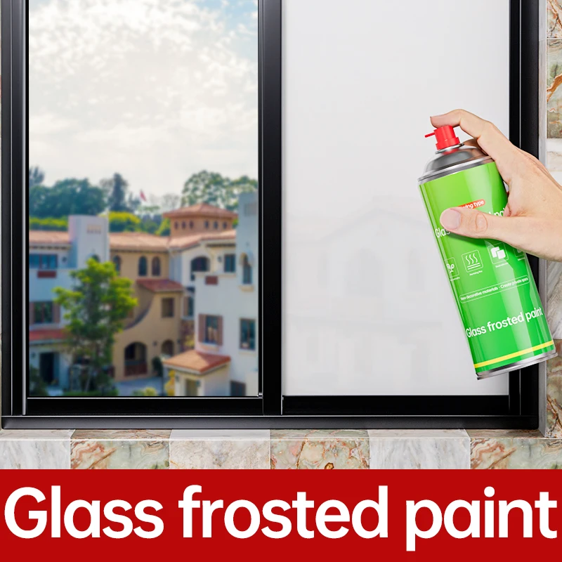 550ml self-sprayed frosted glass paint water-based liquid glass film toilet bathroom special spray paint office partition