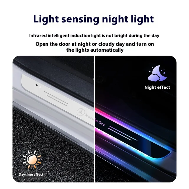 Mercedes LED Door Sill Lights 4