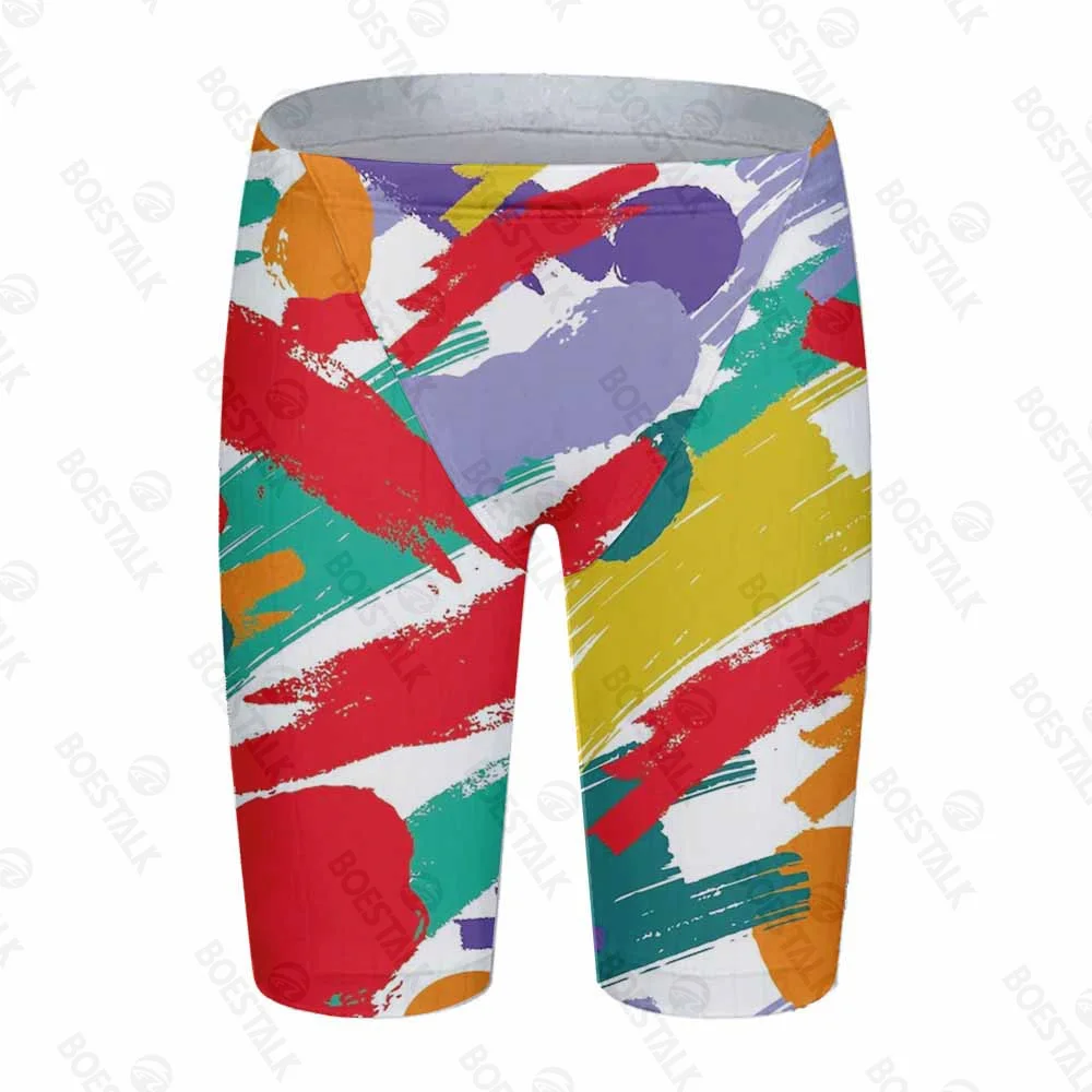 

2024 new men's professional waterproof swimsuit, fast-drying beach pants, comfortable, breathable, sports swimsuit.