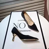 Heeled Sandals Women's High Heels New Arrival Shoes Pointed Shallow Heel Single Shoes Commute Professional Shoes Designer Shoes 3