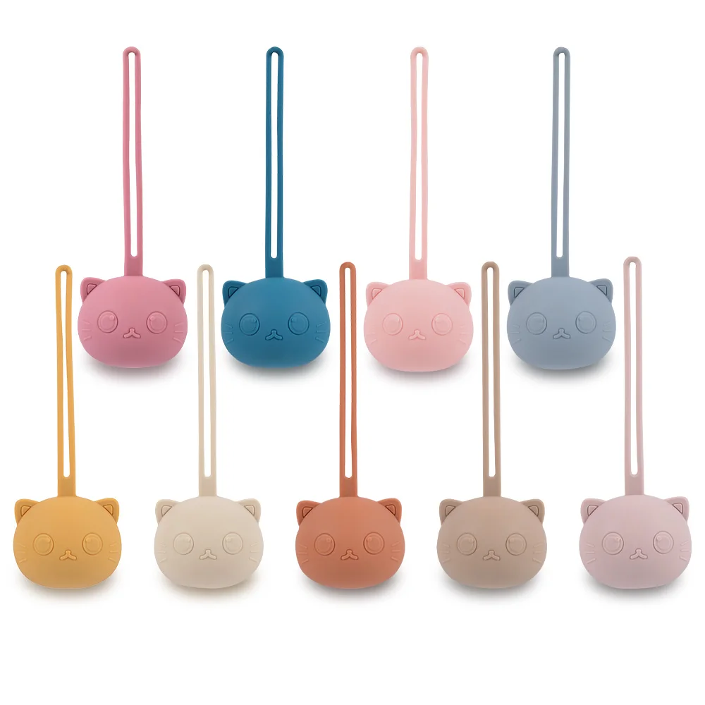 Pacifier Holder Bag BPA Free Food Grade Silicone Infant Portable Soother Container Box Nipple Storage