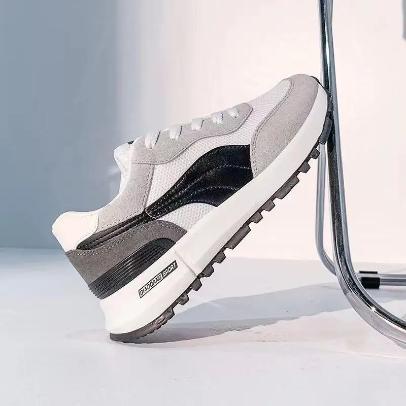 Autumn Casual Shoes for Women Fashion Lace Up Breathable Mesh Sneakers Female Tennis Sport Running Shoes Zapatillas Mujer