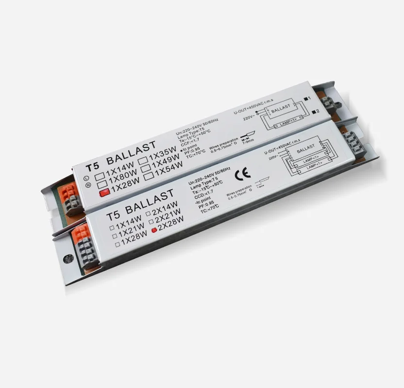 Electronic ballast 220-240V AC 2x54W/2x14W/1x21W/2x21W/2x28W/2x35W/1x54W Wide Voltage T5 Electronic Ballast Fluorescent Lamp Ballasts