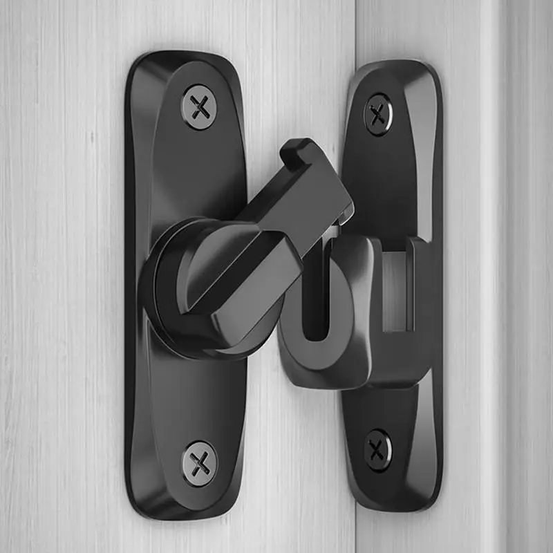 Heavy Duty Gate Latch Heavy Duty Cabinet Latch Aluminum Alloy Anti-theft Hardware 90/180 Swing Door For Gate Barn Garage