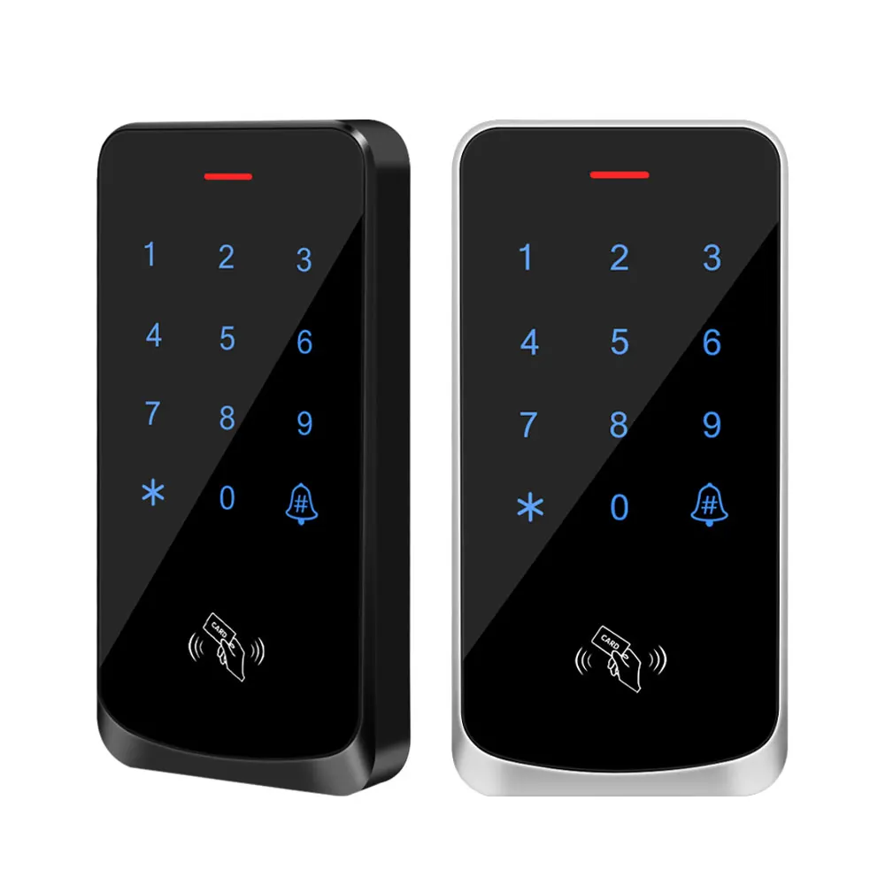 Access Control System IP67 Waterproof RFID EM Door Lock Opener Keypad Backlight Touch Screen Wiegand 26 34 Card Reader access control keypad