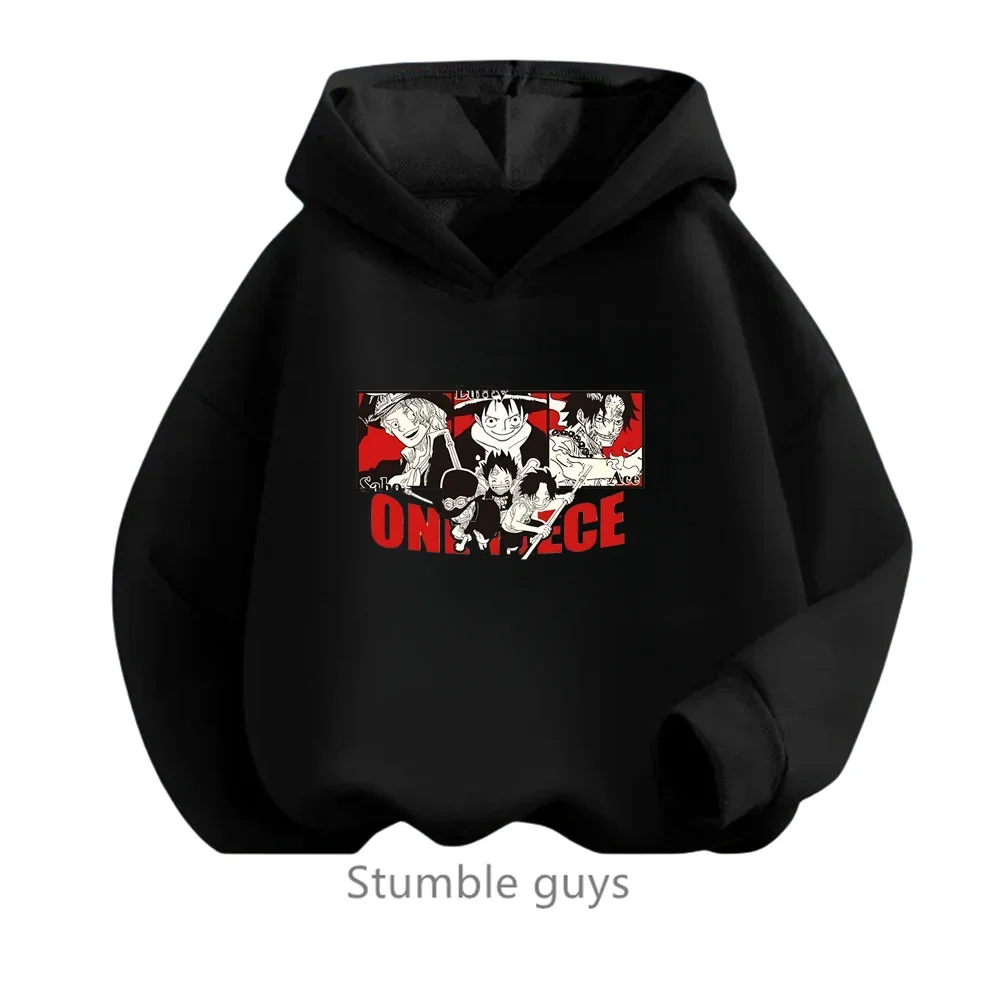 thumbnail image 1 of Ropa para niños, sudadera de una pieza para niños, ropa para niñas, primavera y otoño, sudadera con dibujos animados de Anime Luffy Zoro, traje para adolescentes, camisetas con capucha de Sonic, 1 of 5