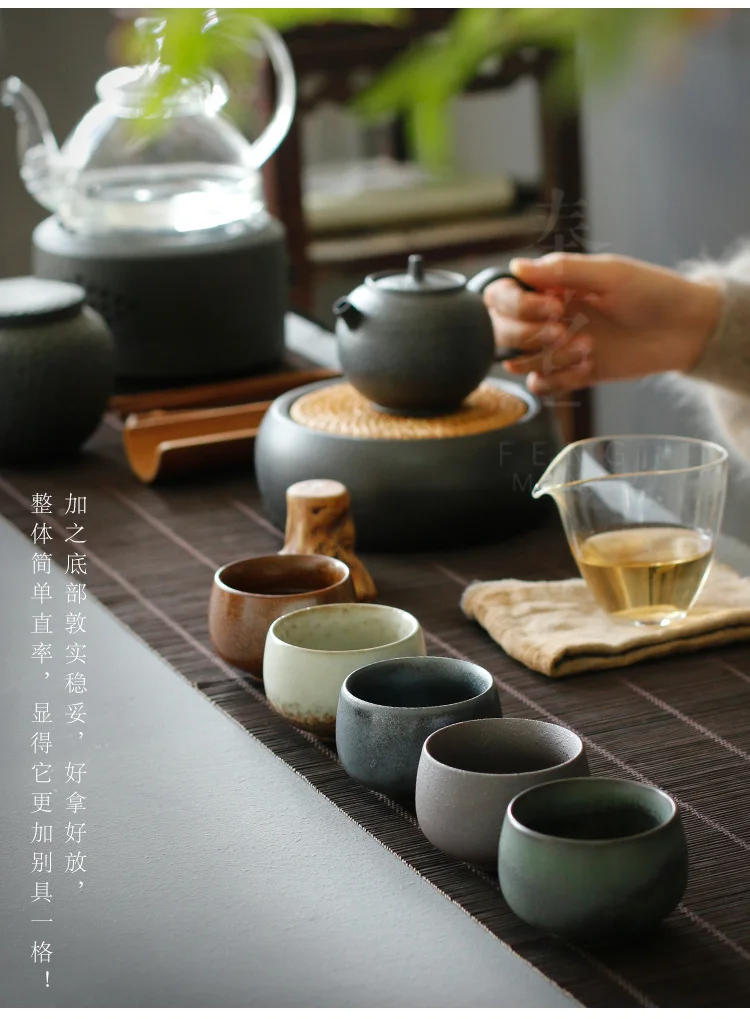 Japanese Style Boutique Coarse Pottery Five Elements