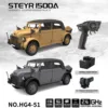 2.4G HG 1/18 RC Off-road Vehicles 4x4 Remote Control Command Vehicle Model with Smoke Unit and Light Sound Set RC Toy TH23880 1