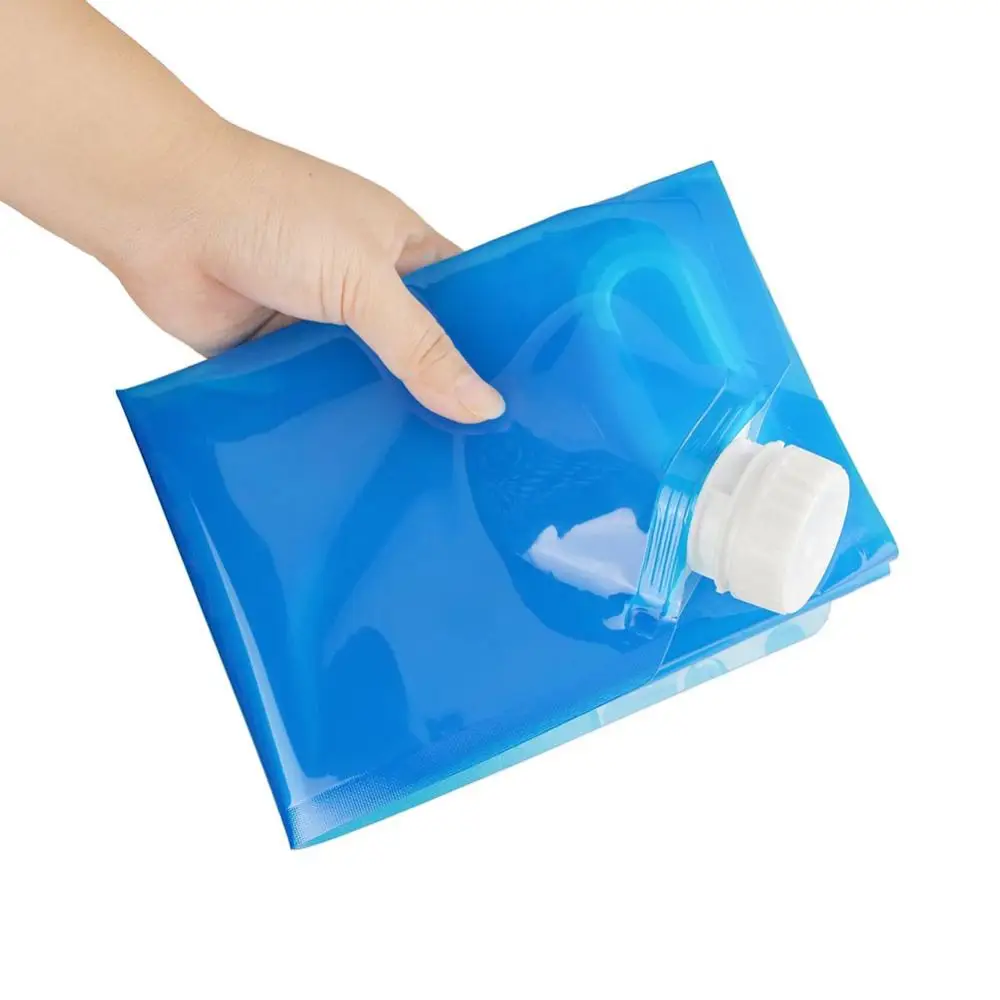 5/10L Water Storage Bag Outdoor Camping Water Bag Foldable Water Bucket Picnic BBQ Water Can Folding Travel Water Container