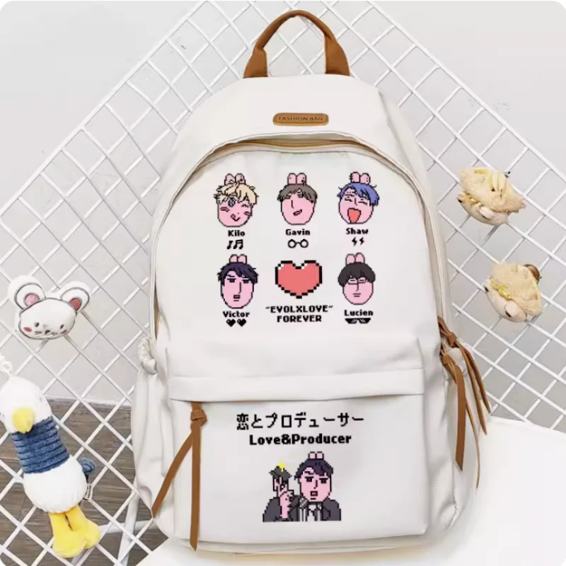 Anime Love Producer Gavin Shaw Victor High Capacity Girls Bagpack Backpack Travel Bag Boy Teenager Schoolbag