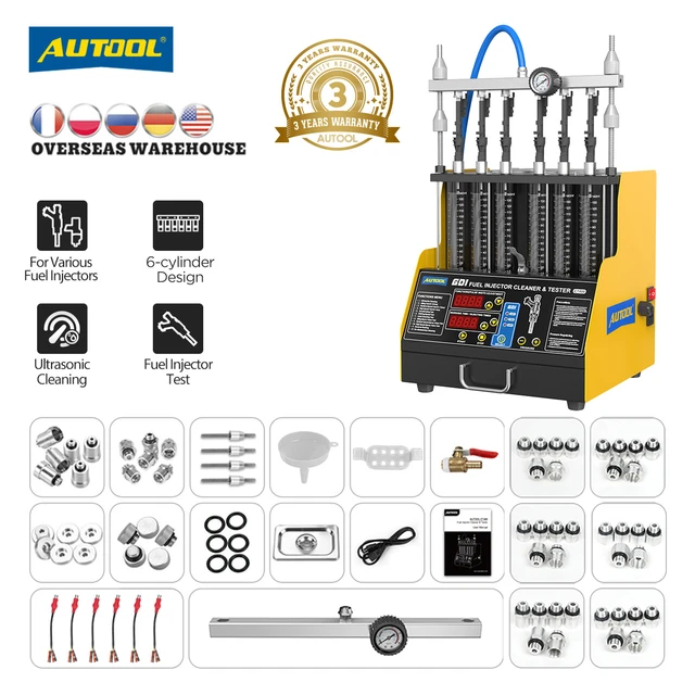 AUTOOL CT400 Fuel Injector Cleaner & Tester - AUTOOL