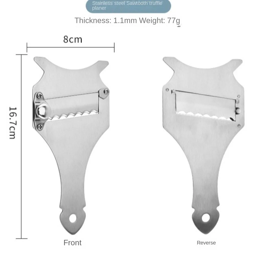 Stainless Steel Truffle Butter Roll Slicer Adjustable High Hardness Chocolate Planer Slice Thickness Kitchen Supplies