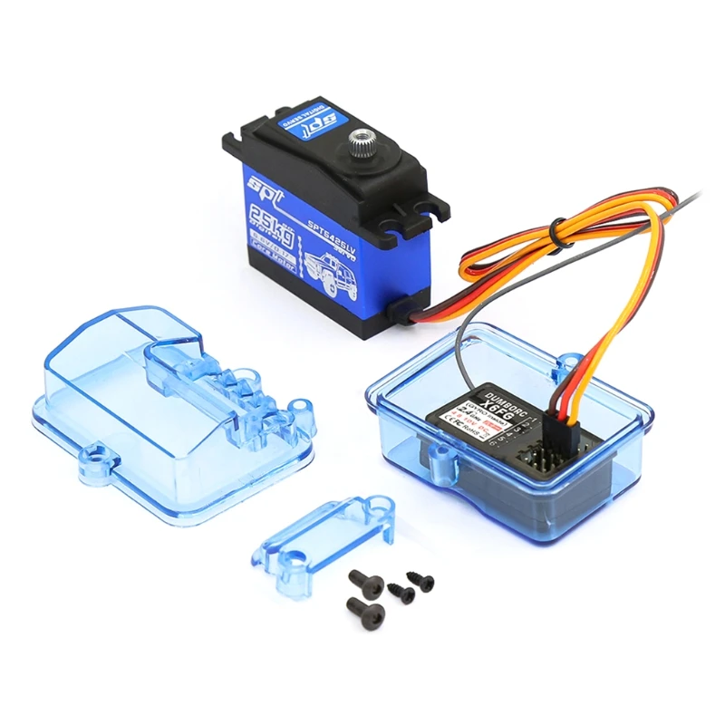 Boîtier récepteur ESC étanche transparent pour bateau RC Huanqi 727