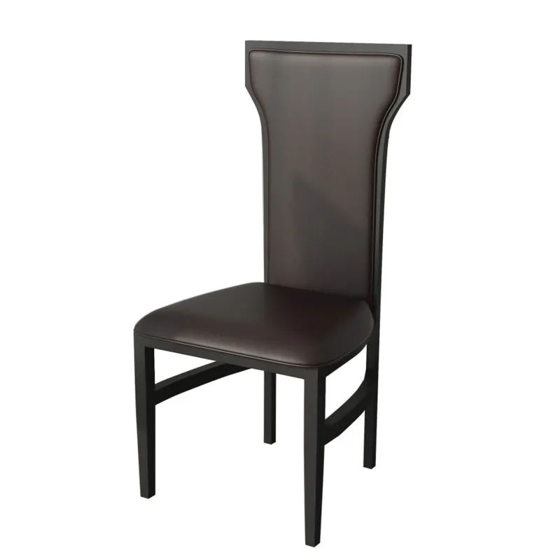 New Chinese Style Dining Room Chair Hotel Banquet Soft Chair with Backrest Modern Simple Master Model Room