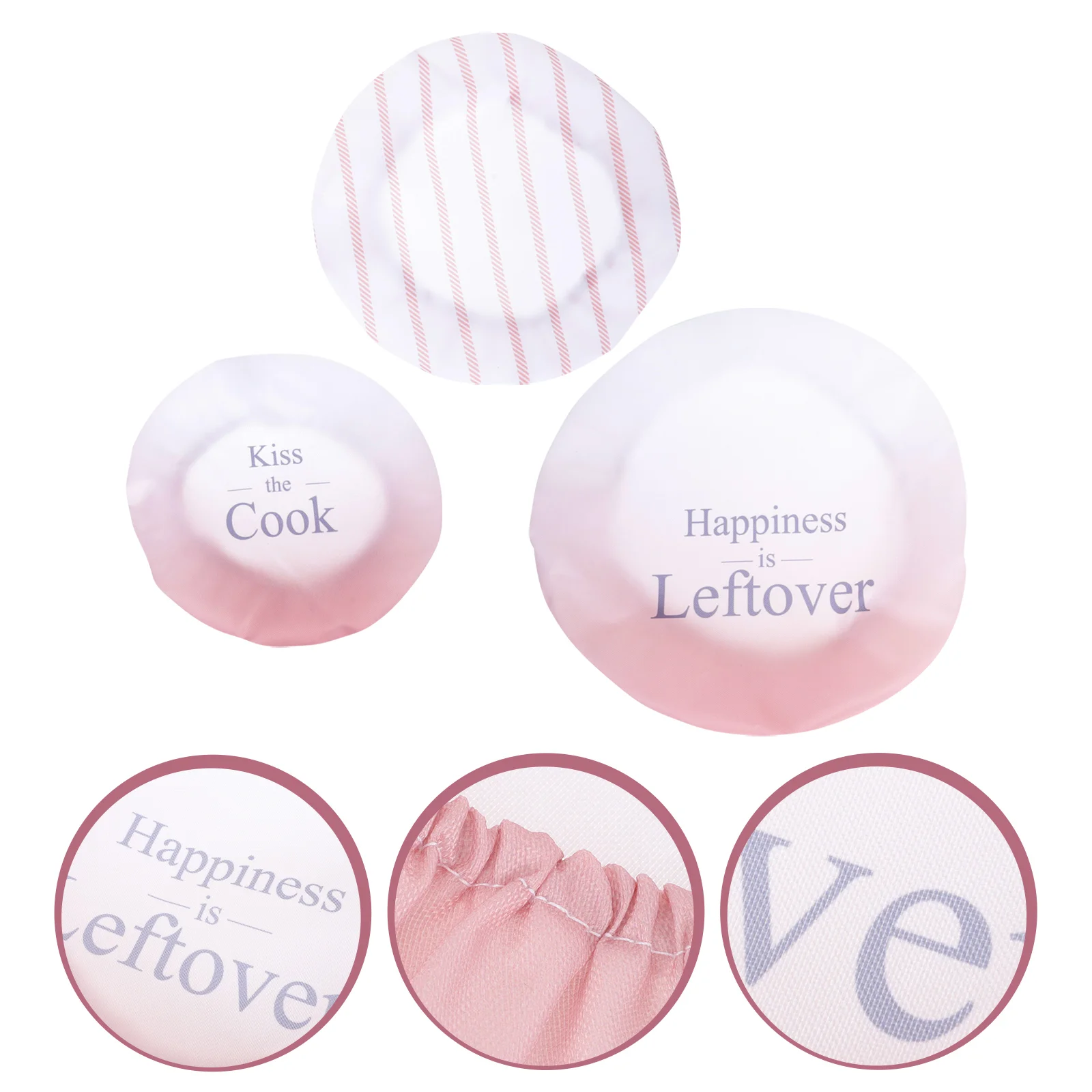 

Salad Bowl Dust Cover Elastic Food Container Kitchen Accessories Preservation Covers Reusable Lid Cloth Stretch for