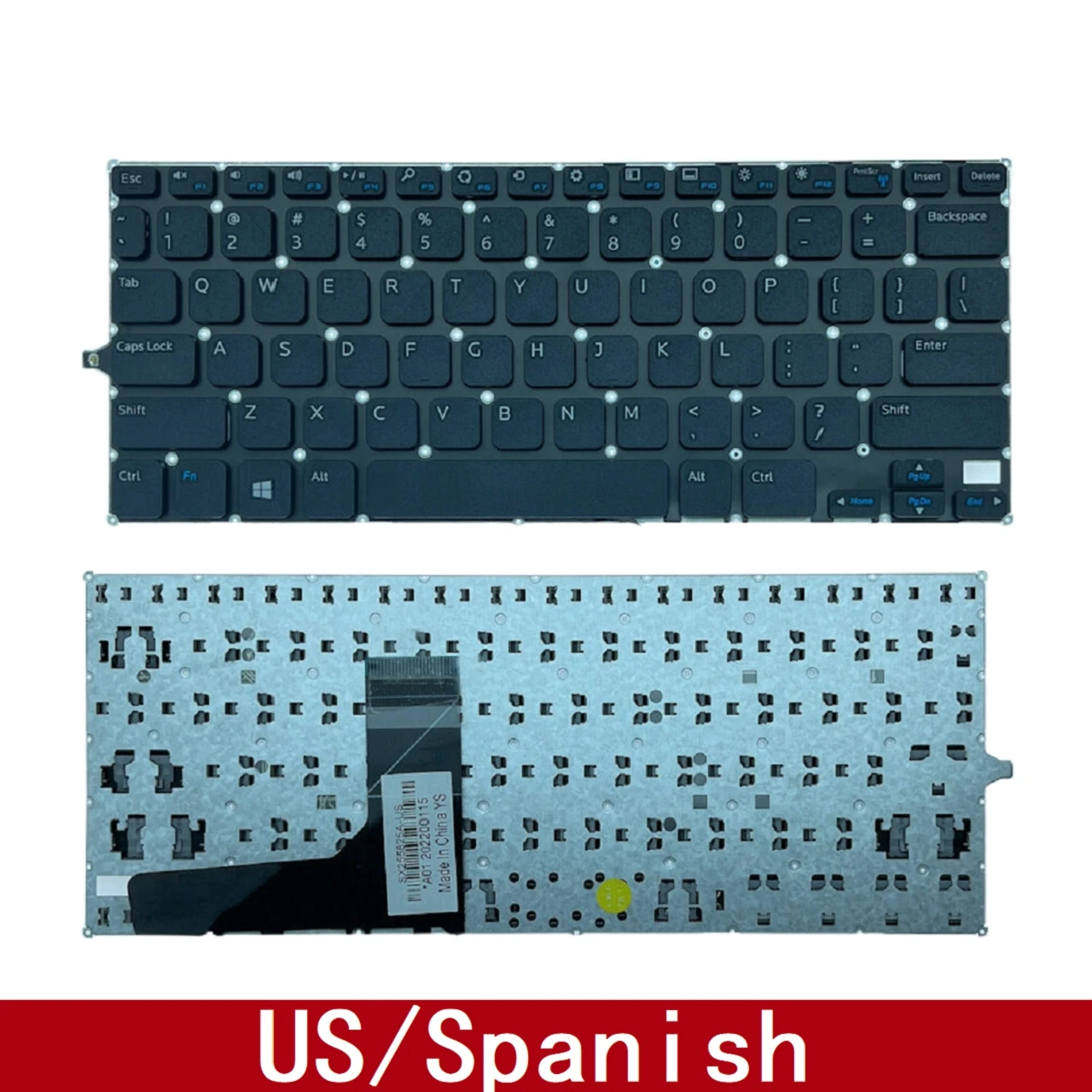 

Сменная Клавиатура для ноутбука Dell Inspiron 11 3000 3147 3148 P20T 3152 3153 3157 3158 7130 с испанской раскладкой