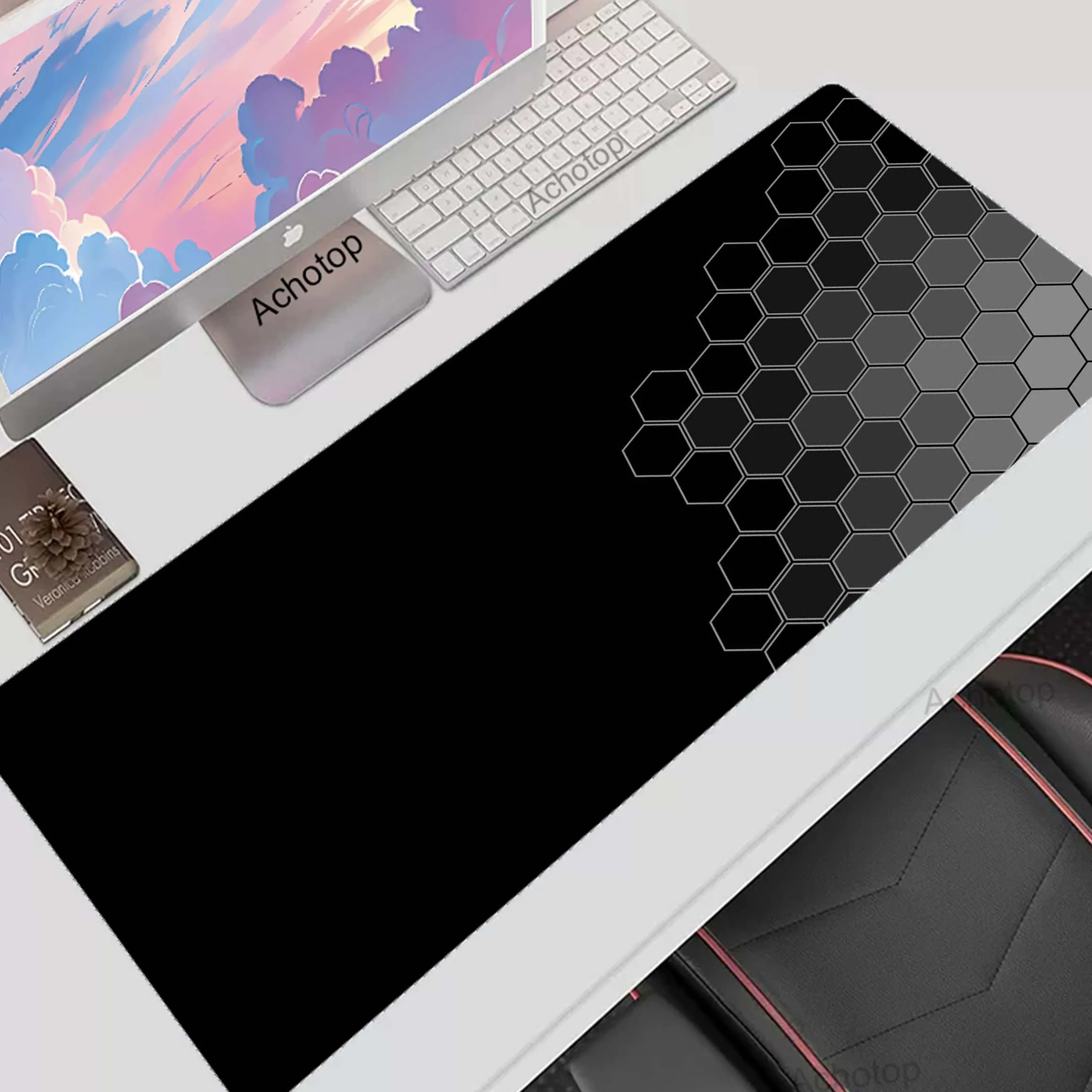 

Gamer Mousepad 900x400 Mousepad Geometry Large Mouse Mat XXL DeskPad HD Print Desige Mouse Pad Big Keyboard Mause Desk Mat
