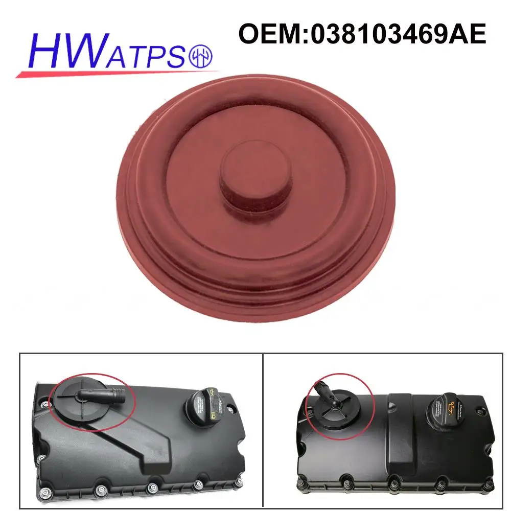 

For VW Passat Sharan Bora Golf SEAT Alhambra Audi A4 B5 B6 B7 8E 8H A6 Valve Cover Diaphragm Membrane 038103469ae 038103469AH