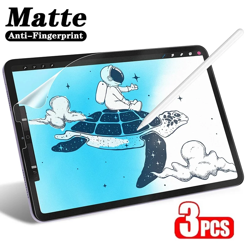 3-Pack Matte Paper Feel Screen Protector Film