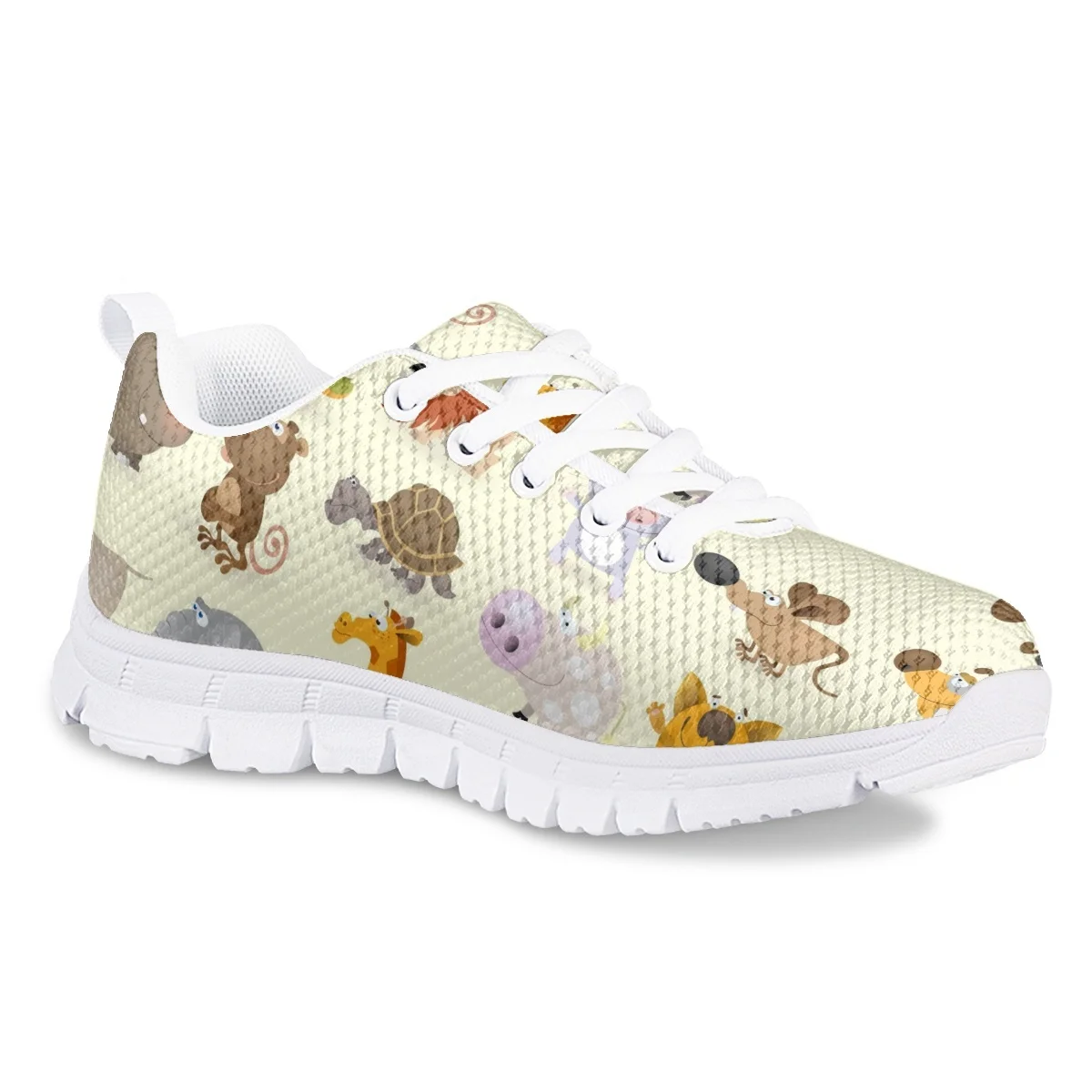 

Nopersonality Turtle Cartoon Pig Design Trainers Kids Animation Sport Shoes Polyester Mesh Children's Sneakers Suitable