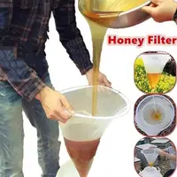 Fiber Beekeeping Honey Strainer Filter Screen Purifier Apiary Equipment Tool Honey Strainer Net Impurity Filter Cloth Honey Tool 4