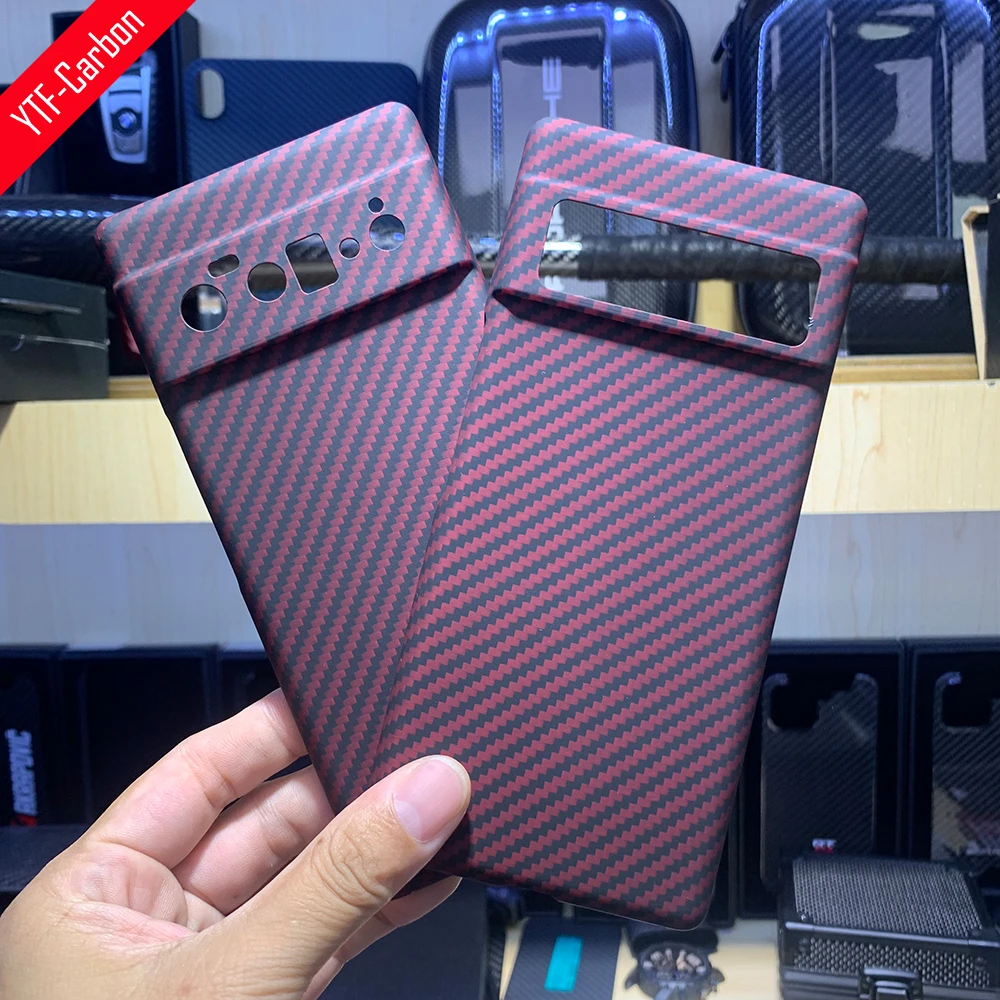 Ytfcarbon Real Carbon Fiber Case For Google Pixel 6 Pro Case, Aramid Fiber Business Ultrathin