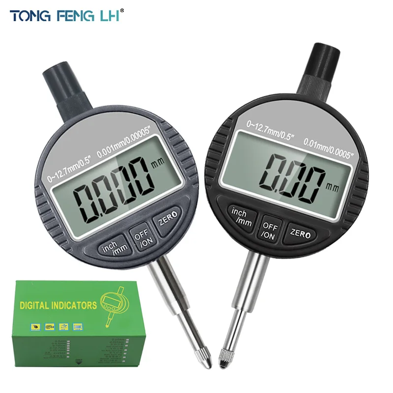 Electronic Micrometer 0.001mm/0.01mm 0.00005" Digital Metric/Inch Range 0-12.7mm/0.5" Dial Indicator Gauge dial indicator gauge dial indicator