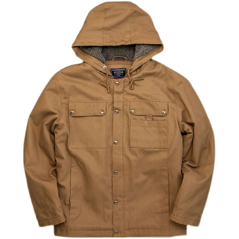 Parkas Short Motorcycle Jacket Man Coat Men Clothing Streetwear Men's Winter Jackets Fashion Cold New in Outerwears Military Boy
