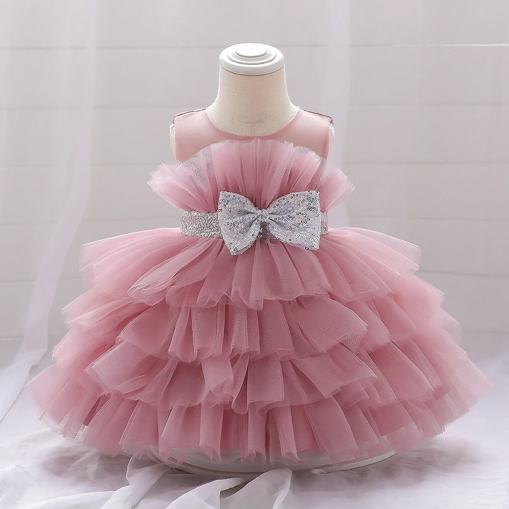 1YearBirthdayBabyGirlPartyDressBaptismInfantChristeningGown