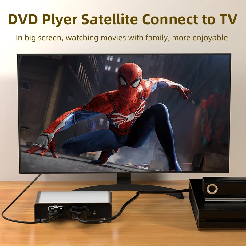 HDMI 스카이 박스 STB HDTV, DVD, 셋톱 박스, PS3, Pal, NTSC용 오디오 비디오 어댑터, SCART-HDMI 변환기, 1080P