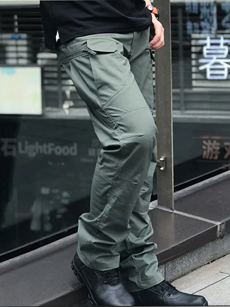 Description Picture 2 of itemJapanese ins trend retro Japanese all-in-one tube work wear cropped pants casual pants trend man