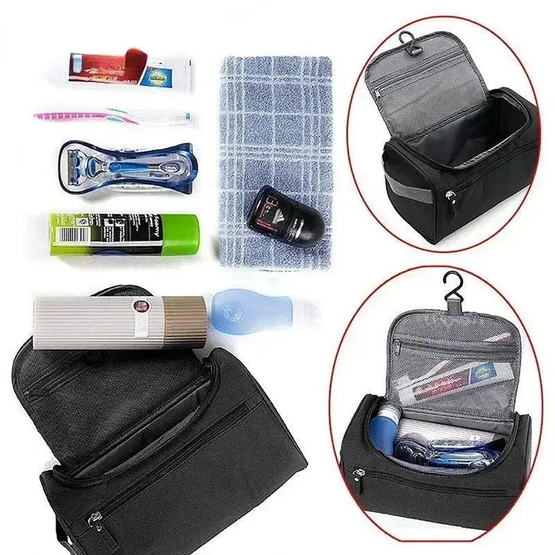 Trendy Women's Large Capacity Makeup Bags Hanging Travel Toiletry Organizer Cosmetic Kit
