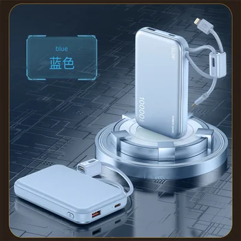 Power Bank CCC 3C con cavi integrati, ricarica rapida 22.5W, batteria esterna da 20000mAh per iPhone e Samsung