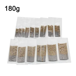50 - Piece Titanium Coated Small Drill Bit Set (150pc Golden set)
