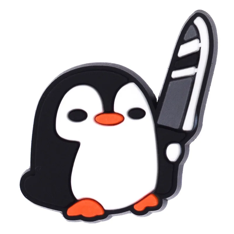 악어 액세서리에 대한 구두 매력 악어 장식 핀에 대한 칼 오리 펭귄 신발 매력 남성 액세서리 청바지 여성 나막신